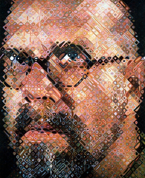 Chuck Close- self portrait 2