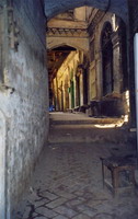 Entrance to an old caravanserai where traders from all parts would rest, feed their animals & store goods before going to market.