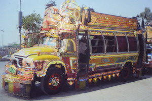 Another of Peshawar's buses.