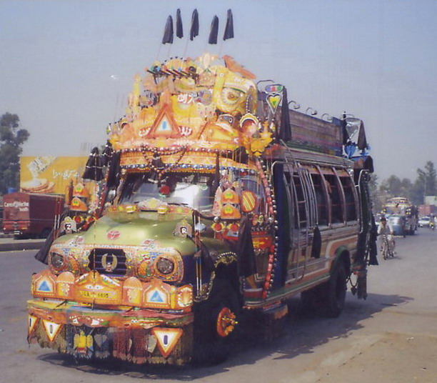 Another of Peshawar's buses.