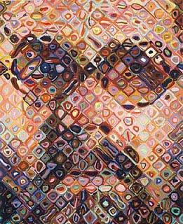 Chuck Close, self portrait