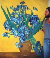 Painting, oil on canvas- Van Gogh Irises