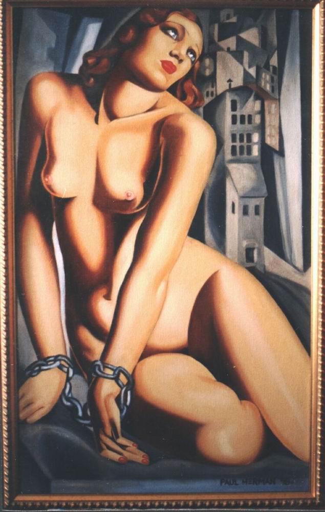 Copy, Tamara de Lempicka. Andromeda. Oil on canvas. 