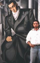 Painting, oil on canvas- De Lempicka, Tamara's first husband.