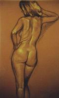 Drawing, Nude -3. 65 x 50cm