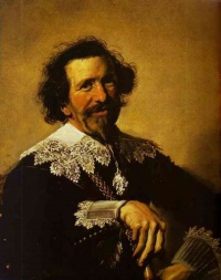 Frans Halls portrait of Pieter Van Den Broeche. 1633