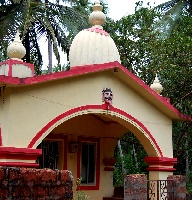 Suraj (the sun) over a door of a home in Christian Goa 189