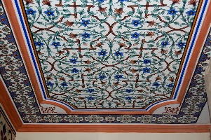 traditional Rajasthani decorative painting- room at the hotel 90