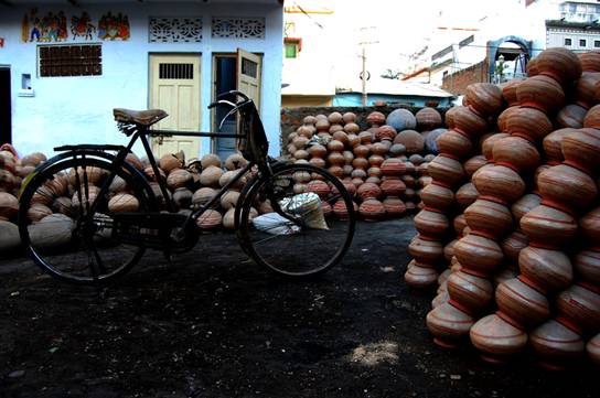 Clay water pots