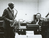 King of Thailand playing sax with Benny Goodman