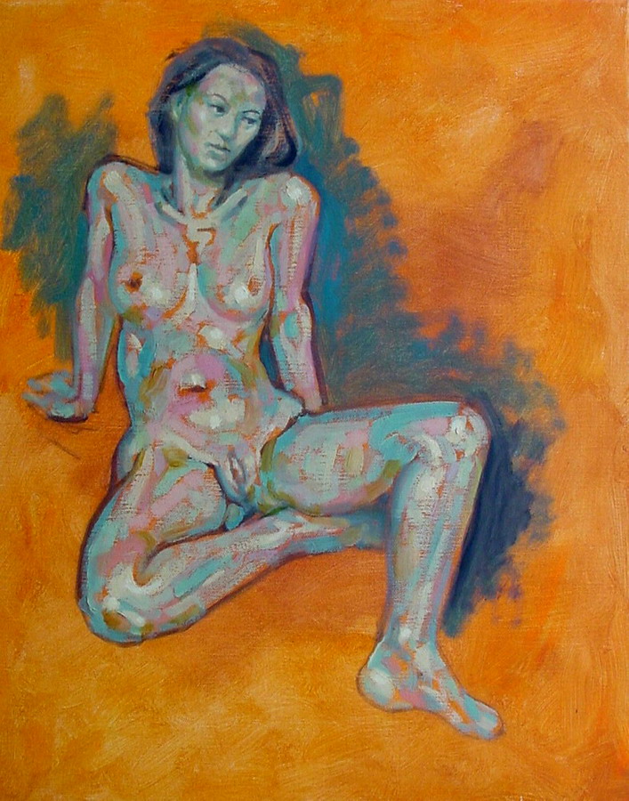 Nude, oil on canvas. Natasha.