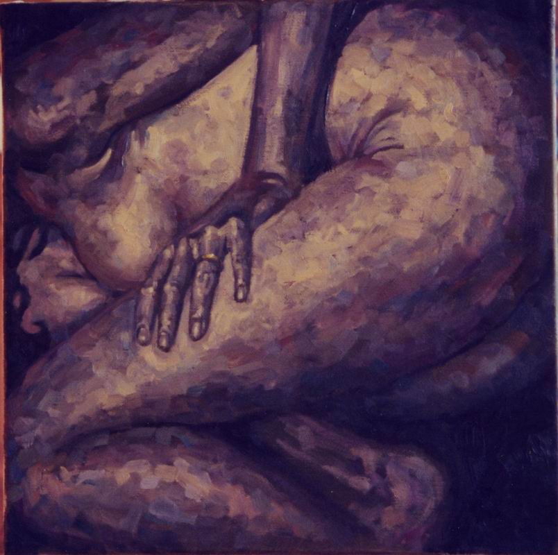 Nude, oil on canvas. Isabel.