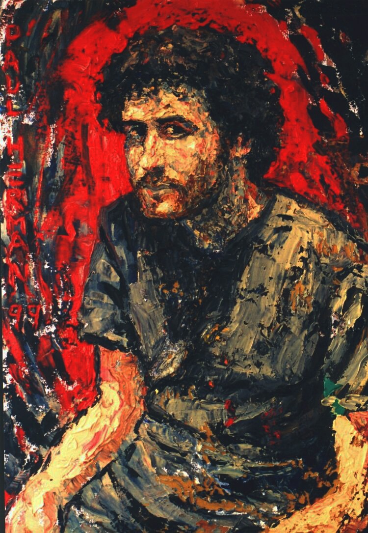 Portrait: Oil on canvas. Jose Antonio Sanchez Pomares 