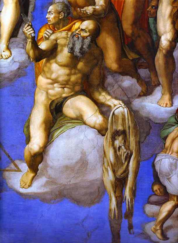 Michelangelo's self-portrait