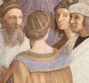 Raffaello's self portrait as Appeles