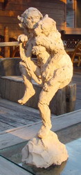 The clay maquette