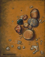 Stones II. Oils on panel 10 x 8 inches