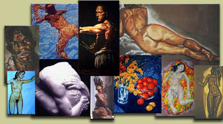Paintings, murals & sculpture by Paul Herman