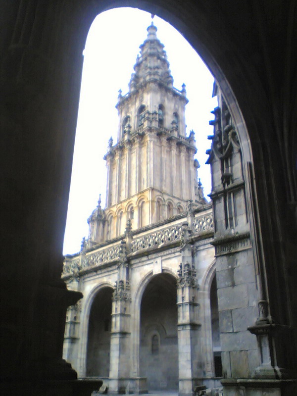 One of the campanarios from the ambulatory of the third floor