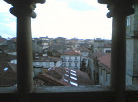 The old town from the Cathedral's third floor
