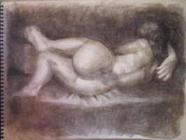 Watercolour, Nude 30 x 40 cm