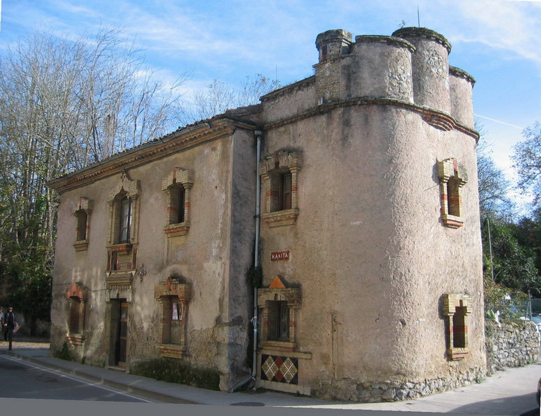 Funny looking house at the town of Comillas